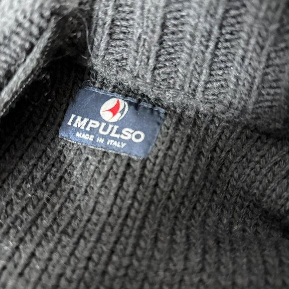 Men’s Vintage Impulso Sweater- Alpaca/Virgin Wool...blend, Full Zip Cardigan - Picture 2 of 8